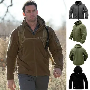 2021 Brand New Military Men Fleece Tactical Jacket Overcoat Men Outdoor Polartec Thermal Windbreaker Mens Jackets Coats