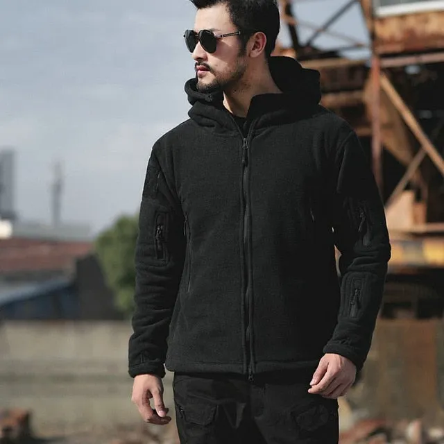 2021 Brand New Military Men Fleece Tactical Jacket Overcoat Men Outdoor Polartec Thermal Windbreaker Mens Jackets Coats