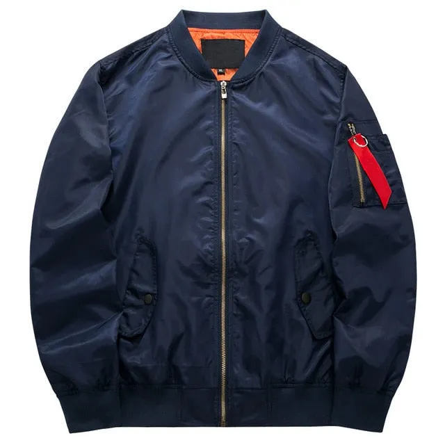 2021 New Brand Mens Casual Jacket Large Size Men Pilot Bomber Jacket Male