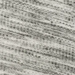 Ash Gray-White-Black Texture Stretch Brushed Thermal Knit Fabric