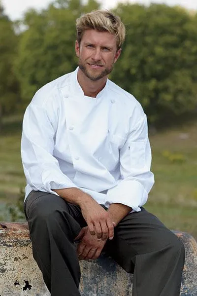 Barbados Chef Coat White
