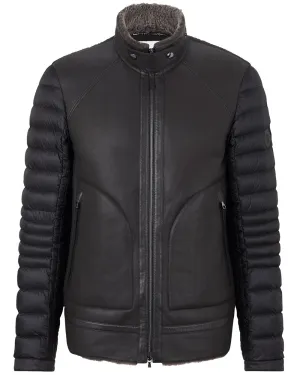 Bitter Brown Lambskin Outdoor Jacket