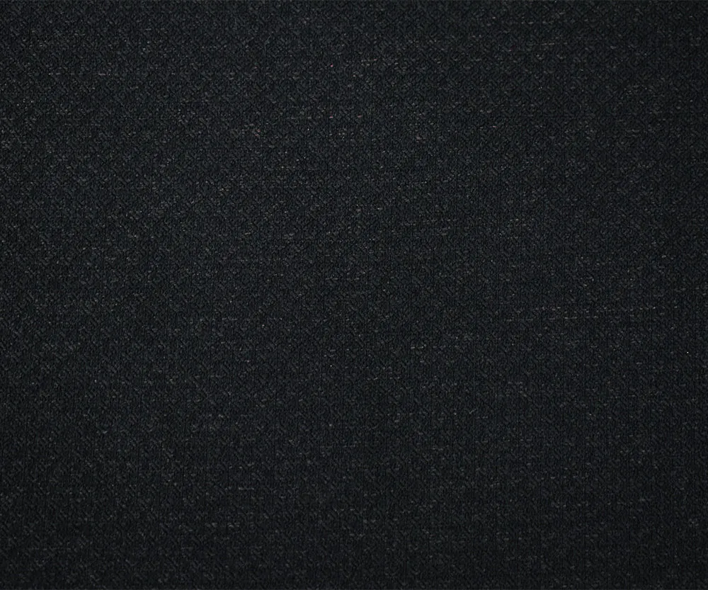 Black-Brown Poly Dobby Woven Bonded Layer Stretch Spandex Jacketing Fabric