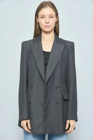Blazer Gris Zara Talla S