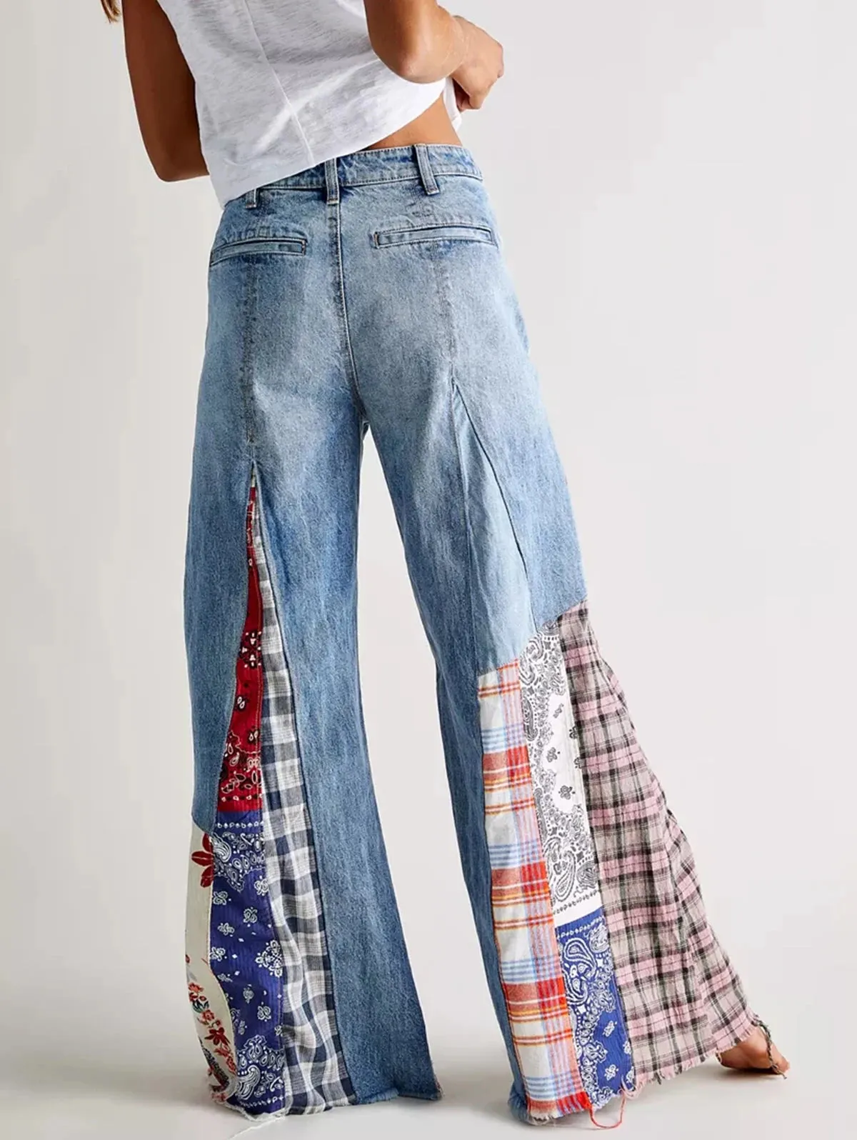 Boho High Waist Flare Jeans