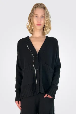 Boxy Cardigan - Black