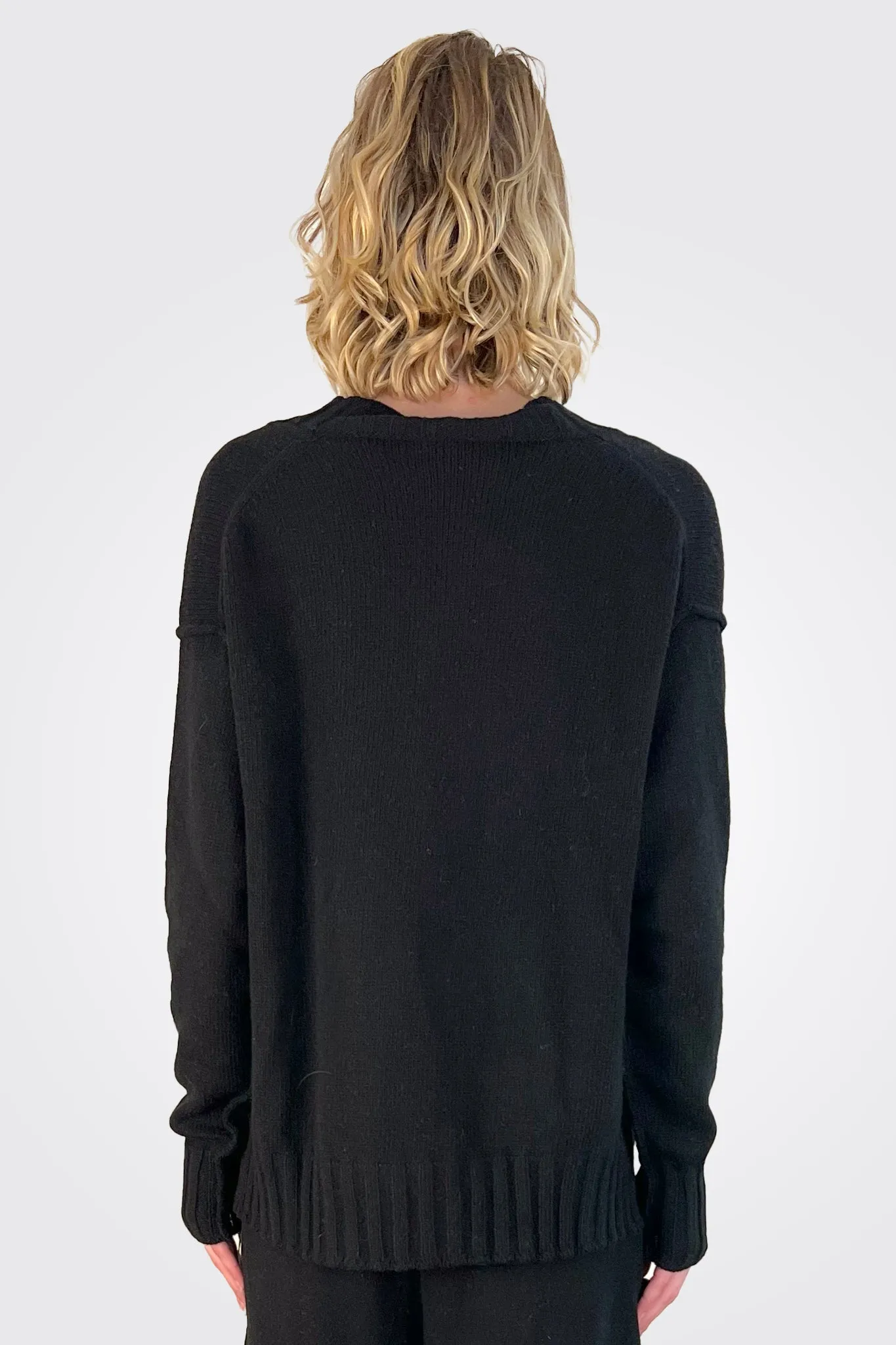 Boxy Cardigan - Black