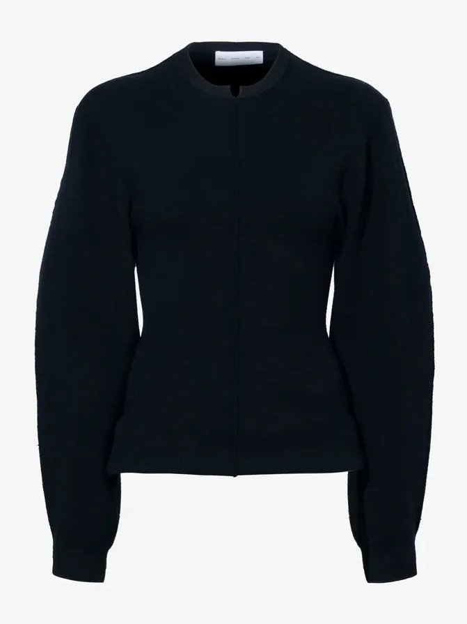 Carolina Sweater in Souffle Knit - black