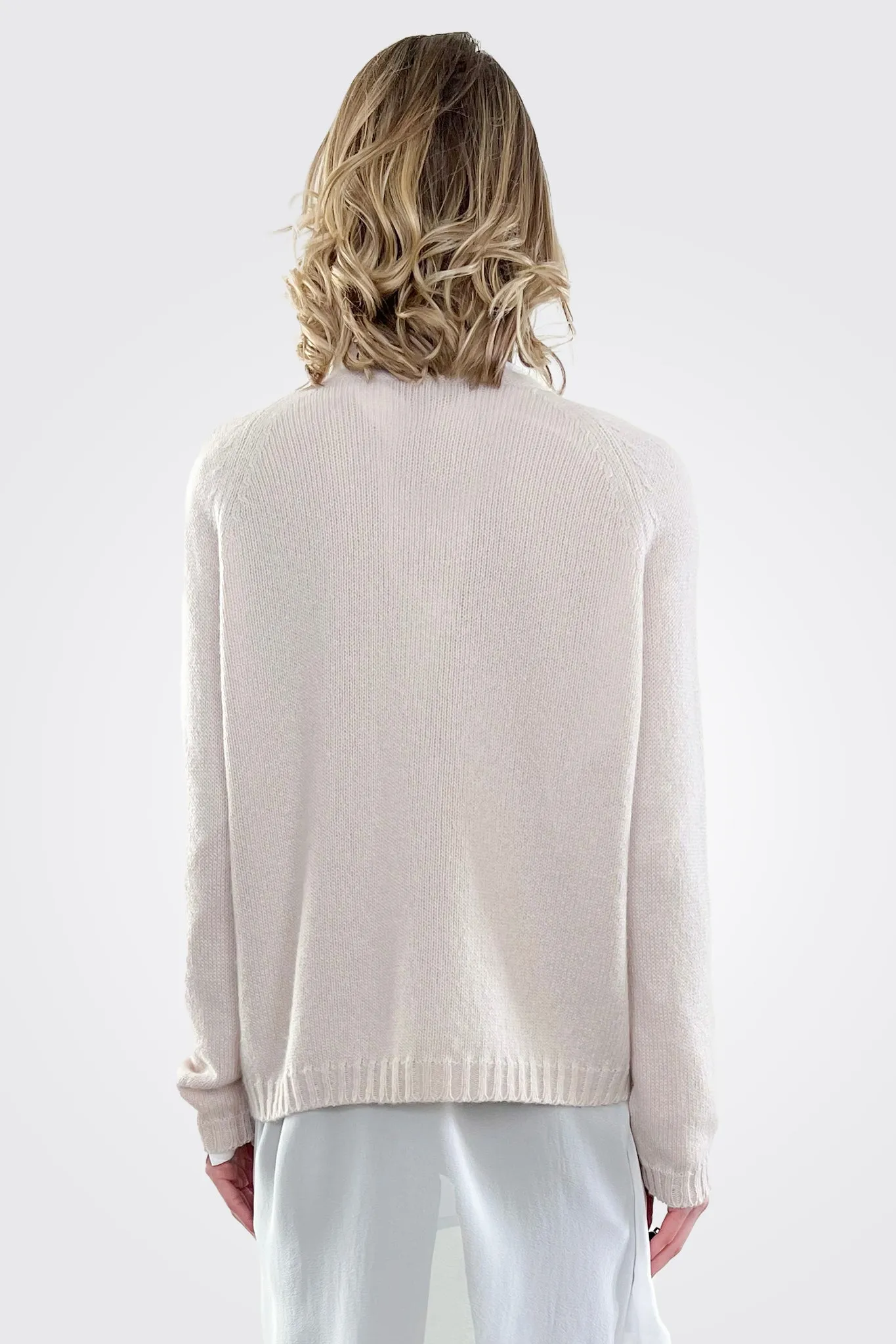 Cashmere Cardigan - Pearl