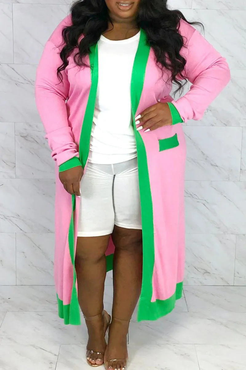 Casual Solid Split Joint Outerwear