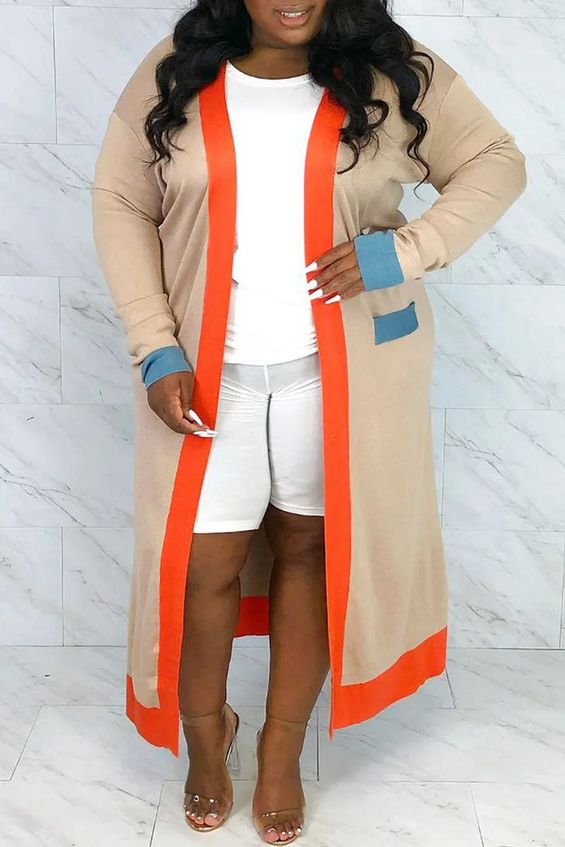 Casual Solid Split Joint Outerwear