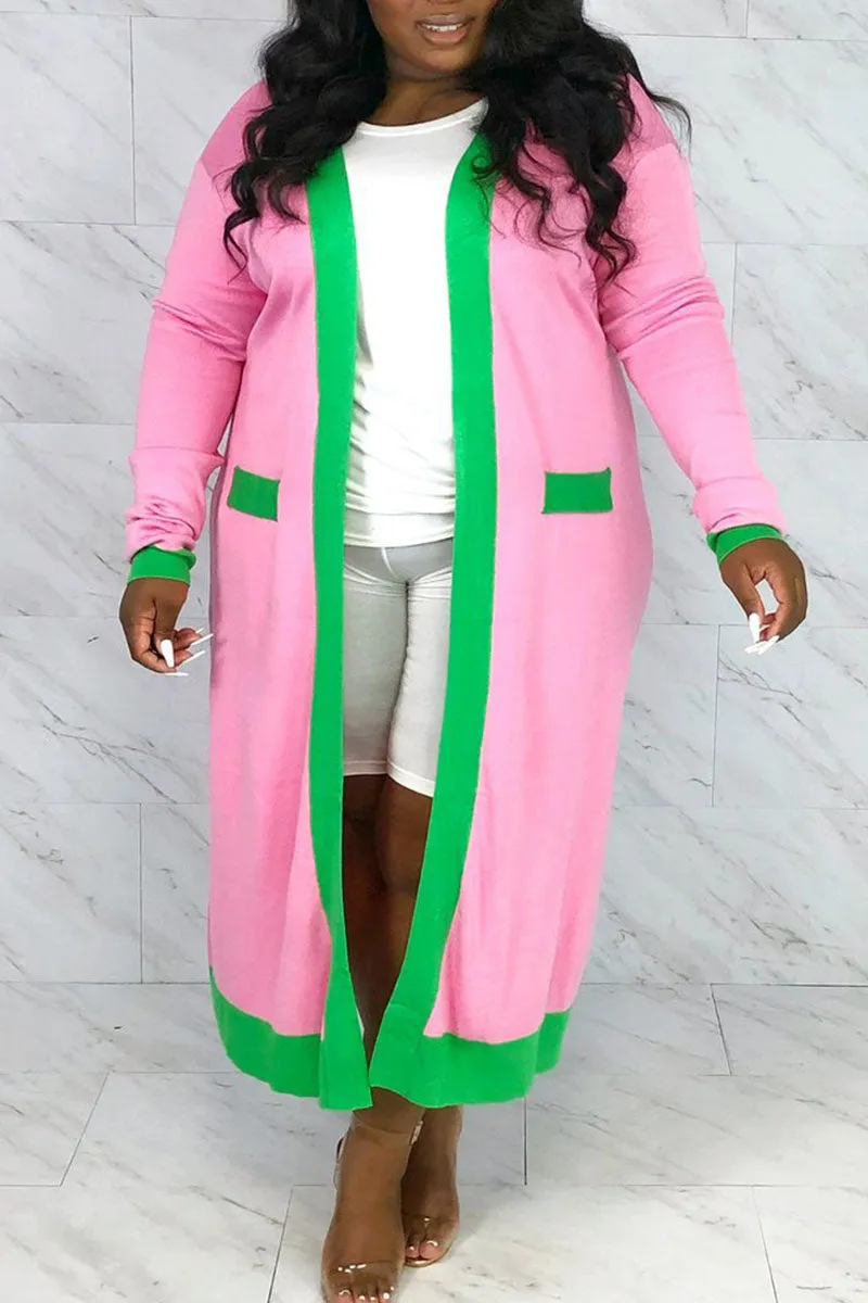 Casual Solid Split Joint Outerwear