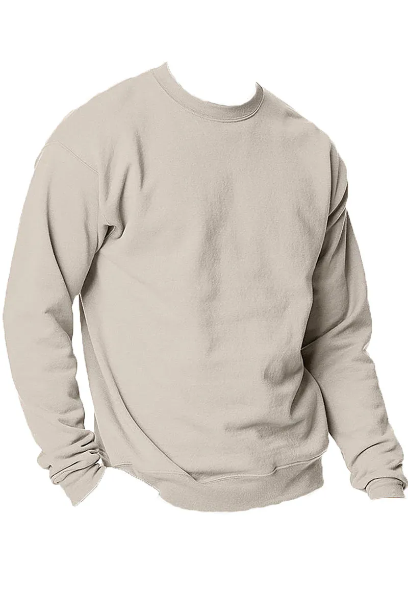 Checkered Baseball Vibes Ecosmart Crewneck Sweatshirt