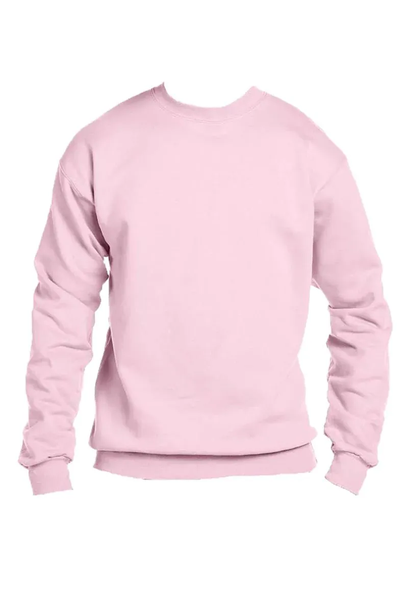 Checkered Baseball Vibes Ecosmart Crewneck Sweatshirt