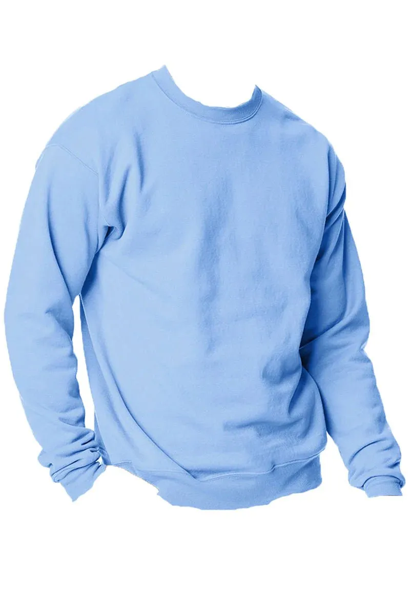 Checkered Baseball Vibes Ecosmart Crewneck Sweatshirt