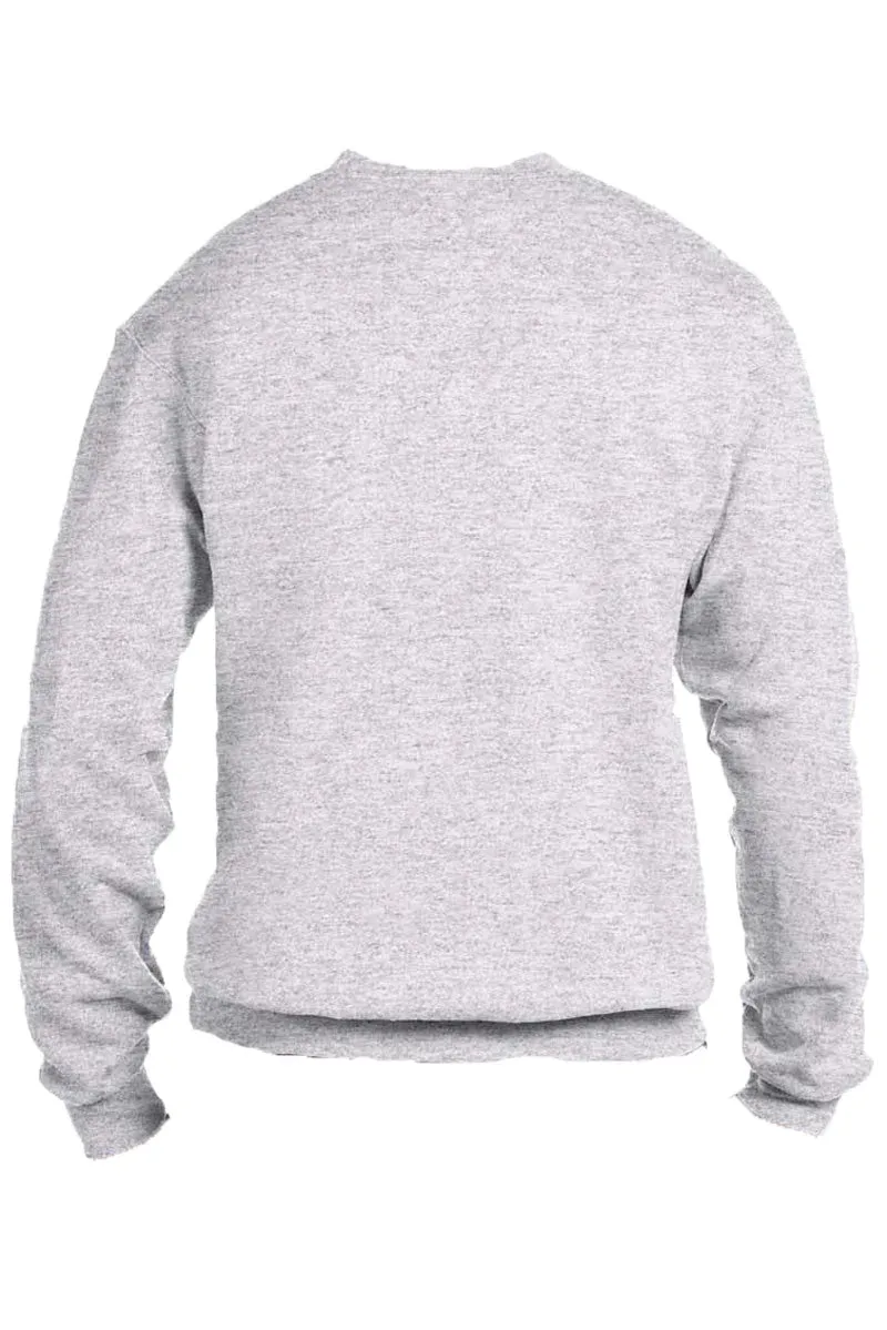 Checkered Baseball Vibes Ecosmart Crewneck Sweatshirt