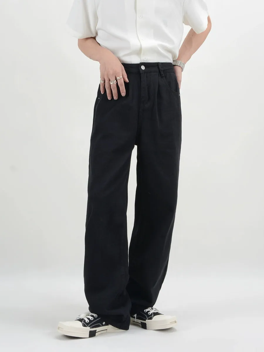 Classic Straight Fit Denim Pants