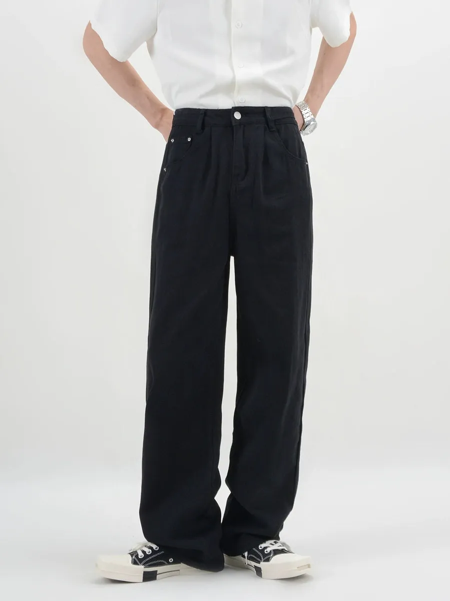 Classic Straight Fit Denim Pants