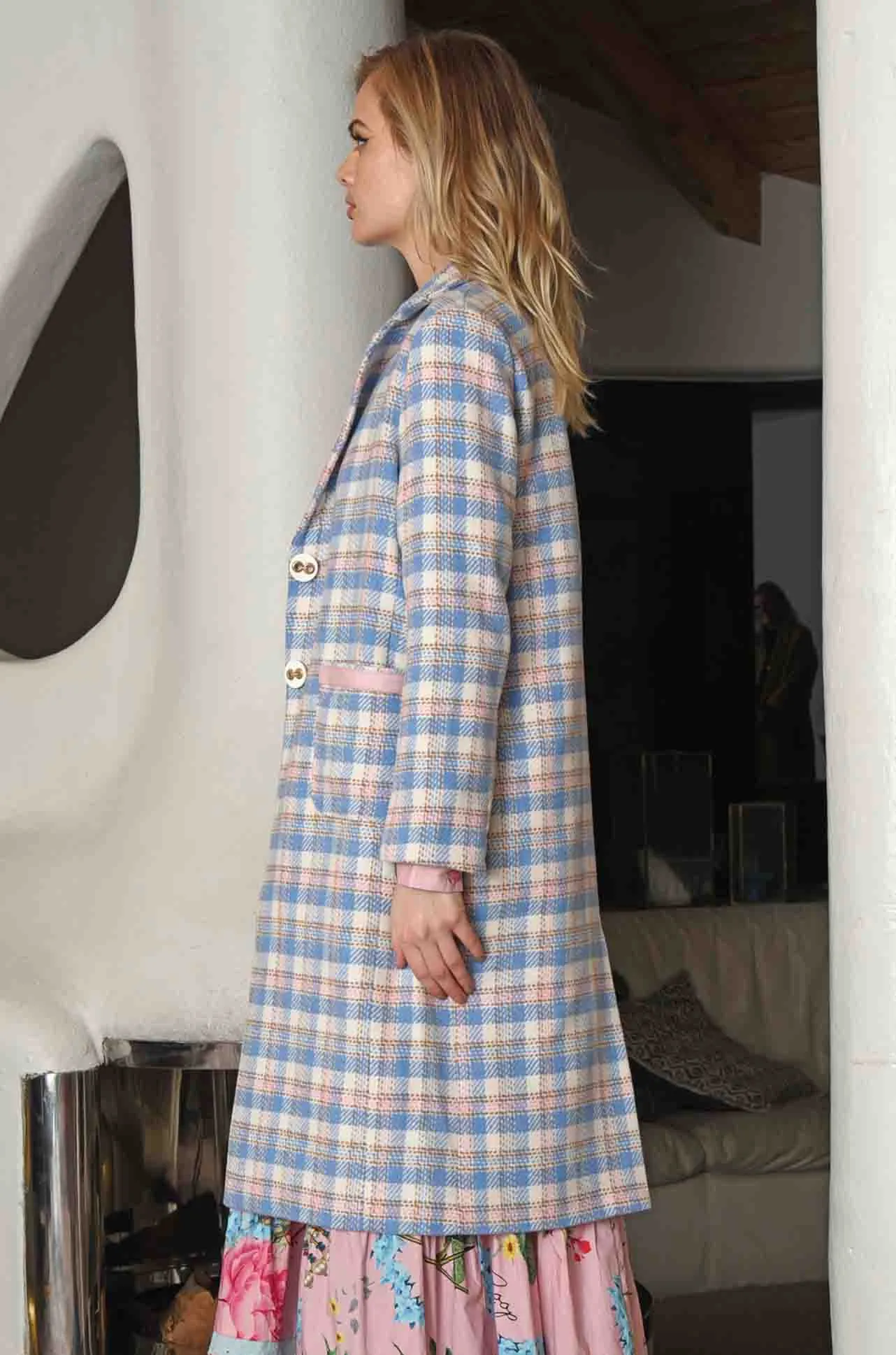 Coop - Check In Coat Unquote Coat in Blue