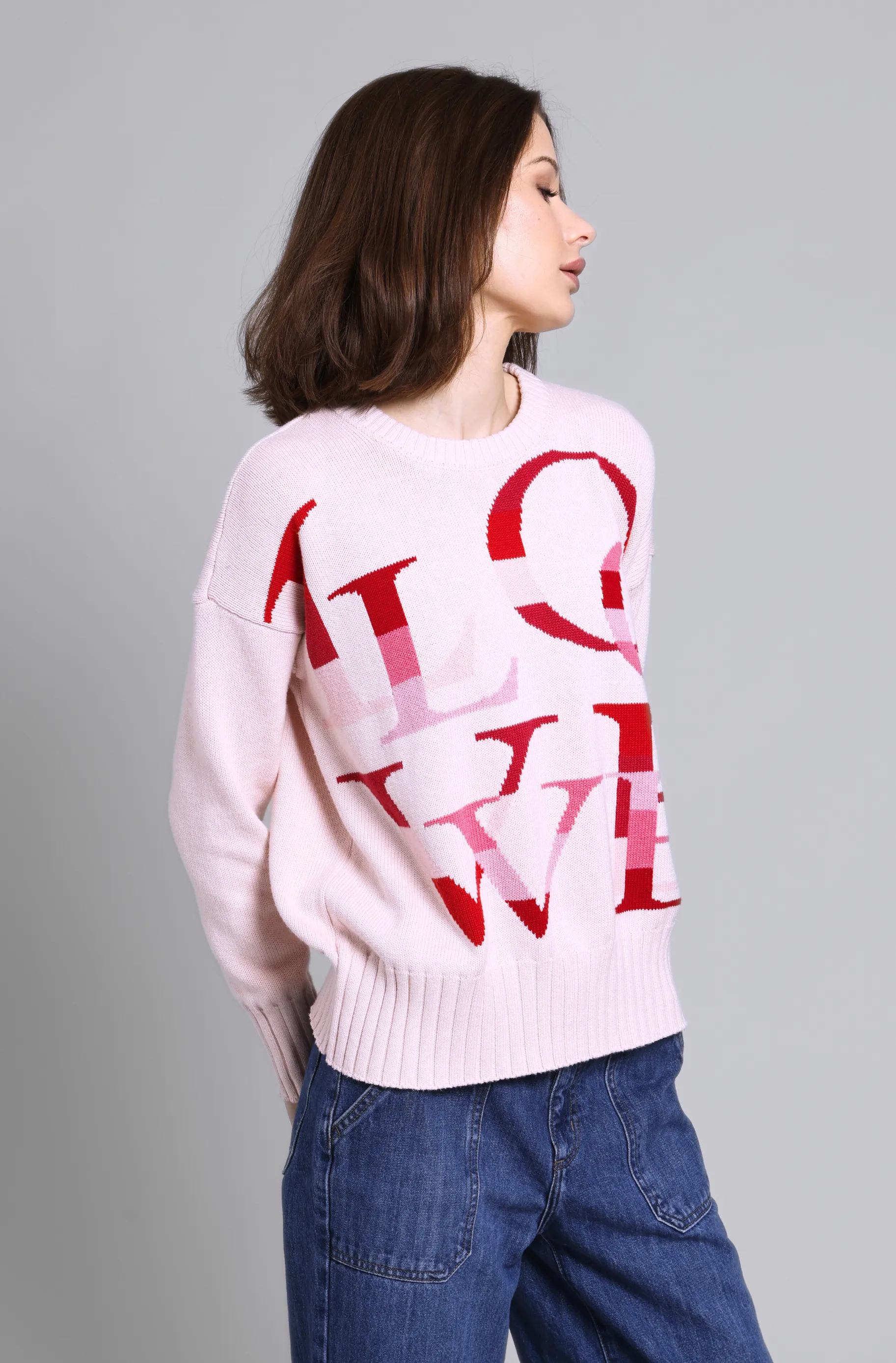 Cotton Cashmere LOVE Crewneck