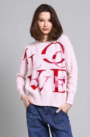 Cotton Cashmere LOVE Crewneck