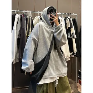 Essential Quarter Button Hoodie