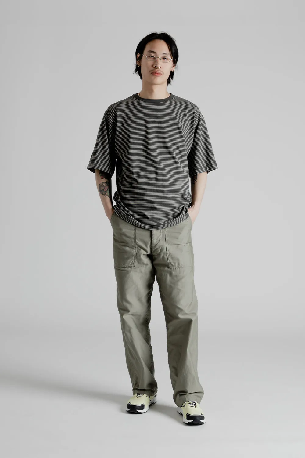 Finx Cotton Baker Pants - Green