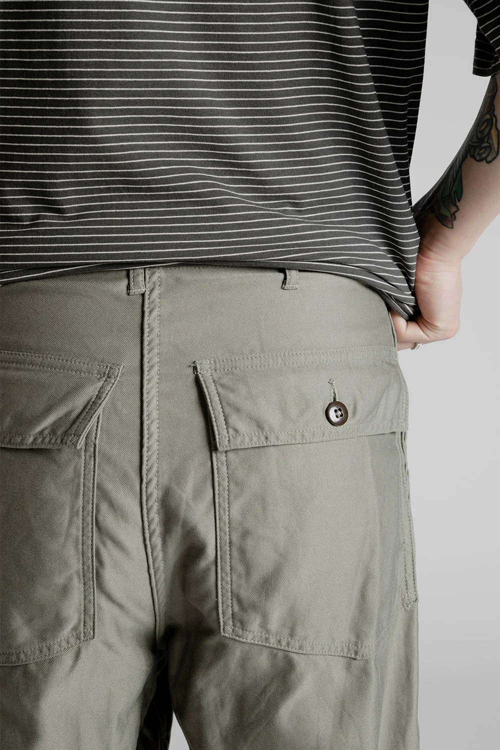 Finx Cotton Baker Pants - Green