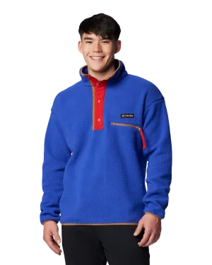 Helvetia II Half Snap Fleece Jacket in Clematis Blue