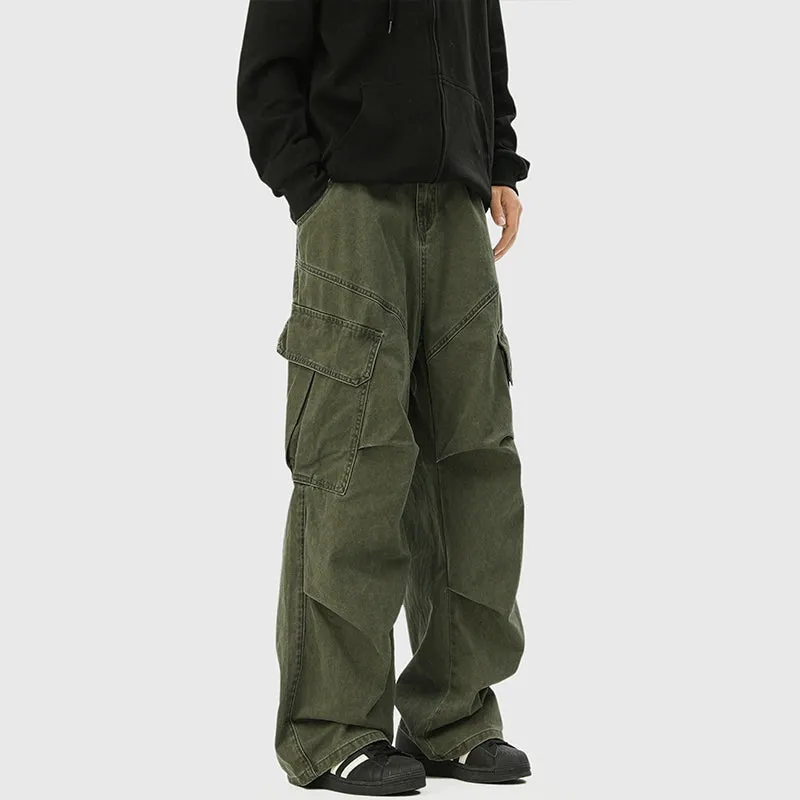 Loose Fit Large Pocket Cargo Pants