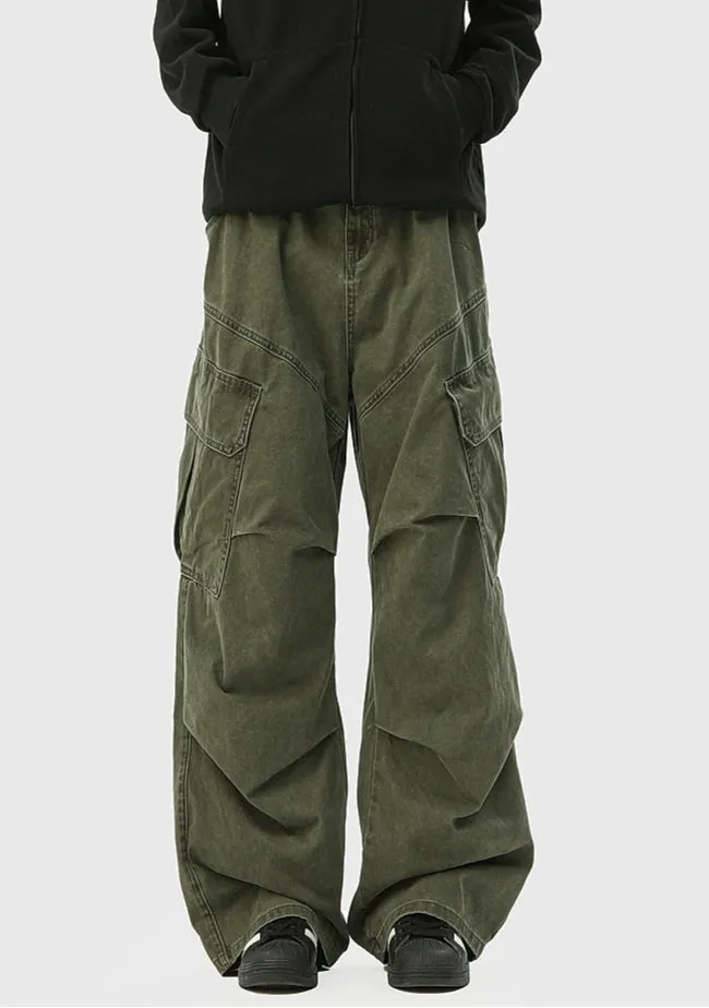 Loose Fit Large Pocket Cargo Pants