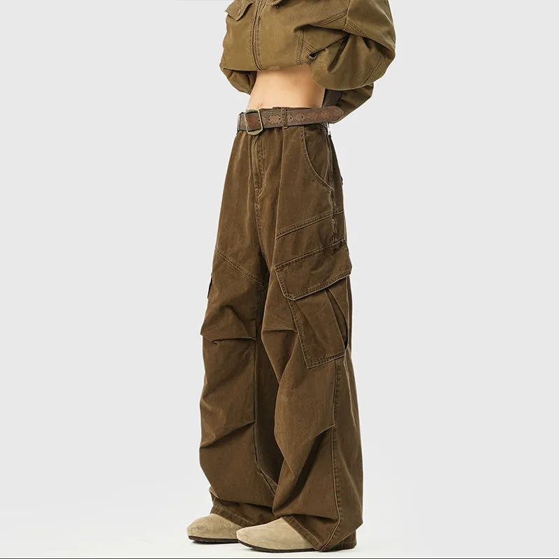 Loose Fit Large Pocket Cargo Pants