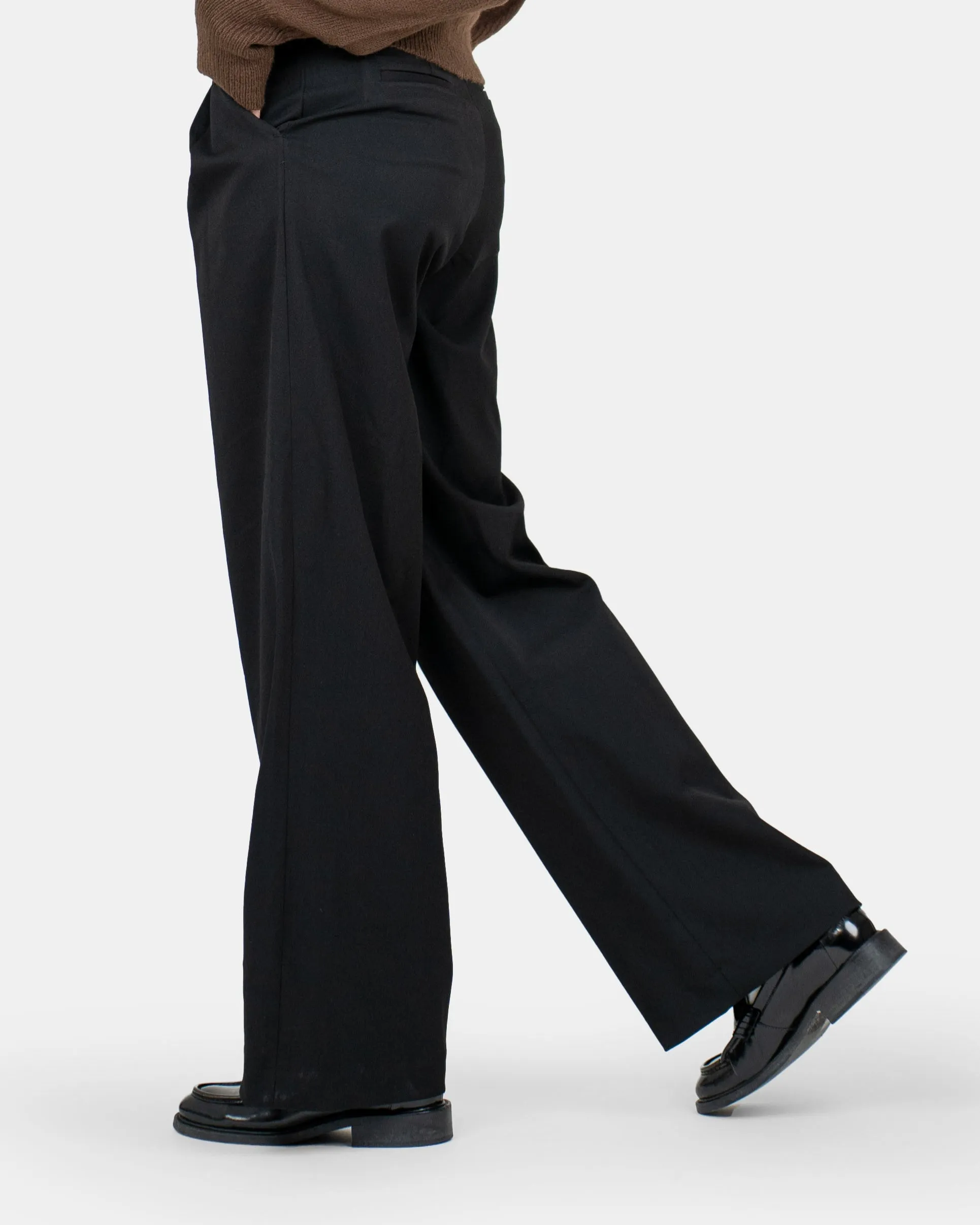 Loose Fit suit pants Black
