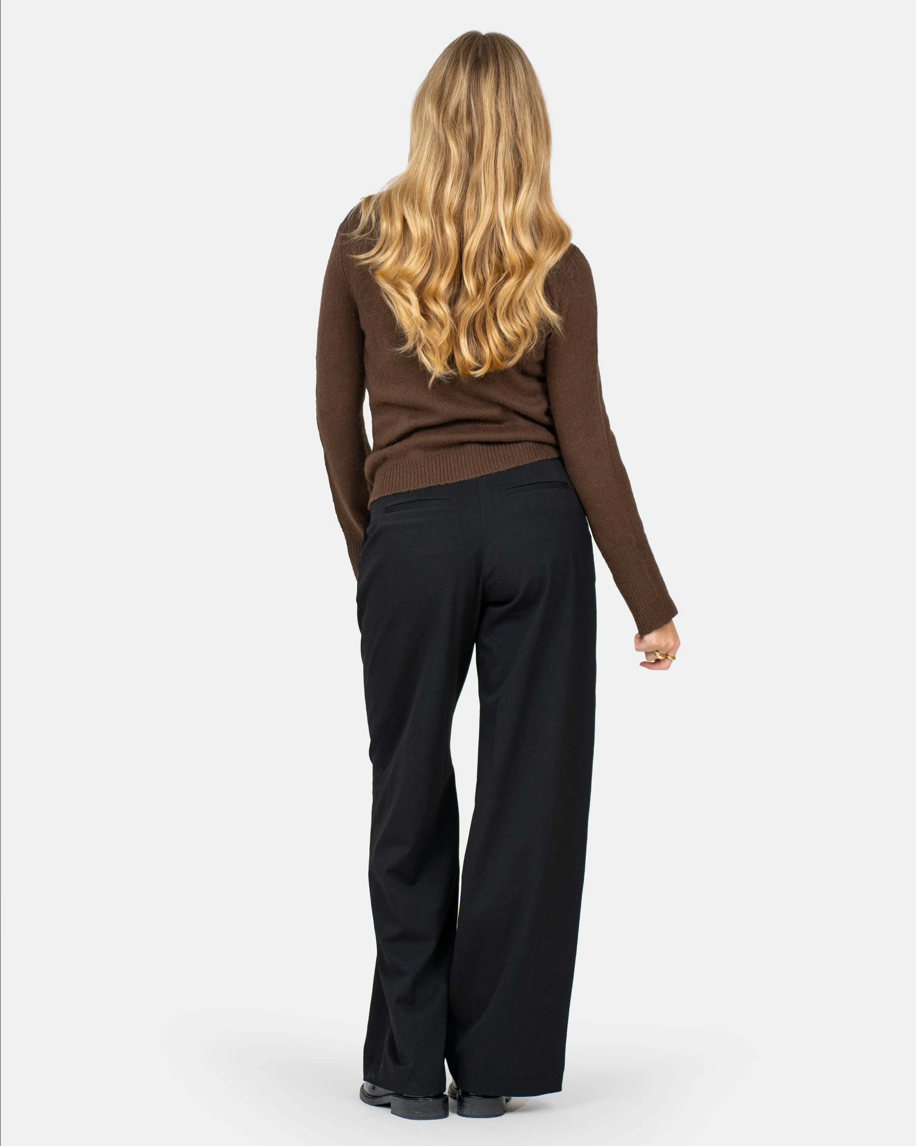 Loose Fit suit pants Black