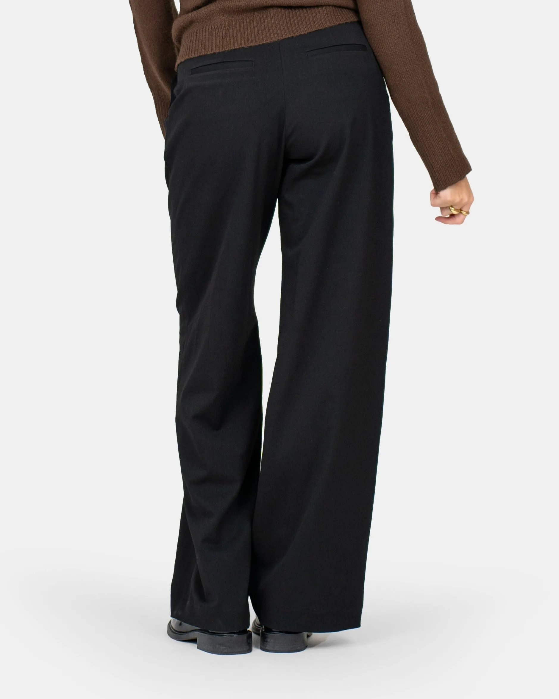 Loose Fit suit pants Black