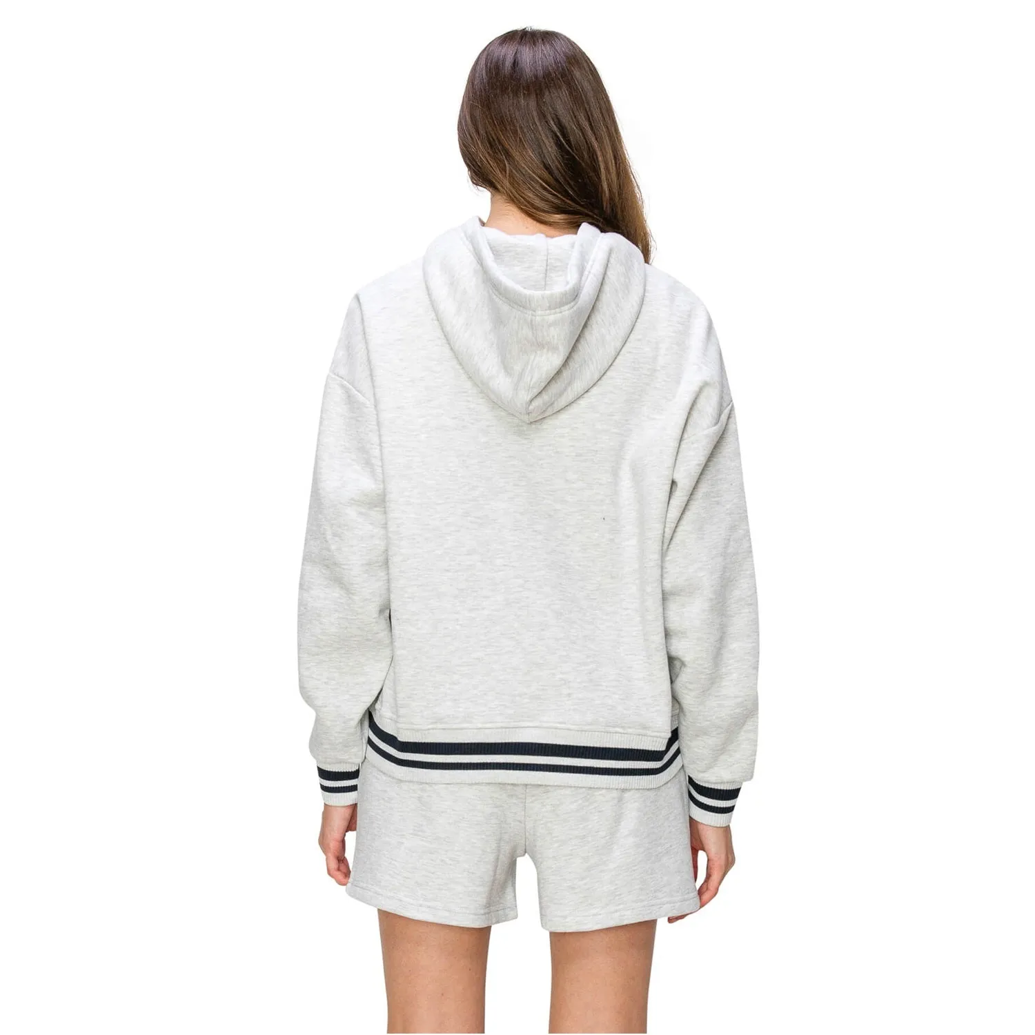 Los Angeles Hoodie Sweatshirts - Heather Grey