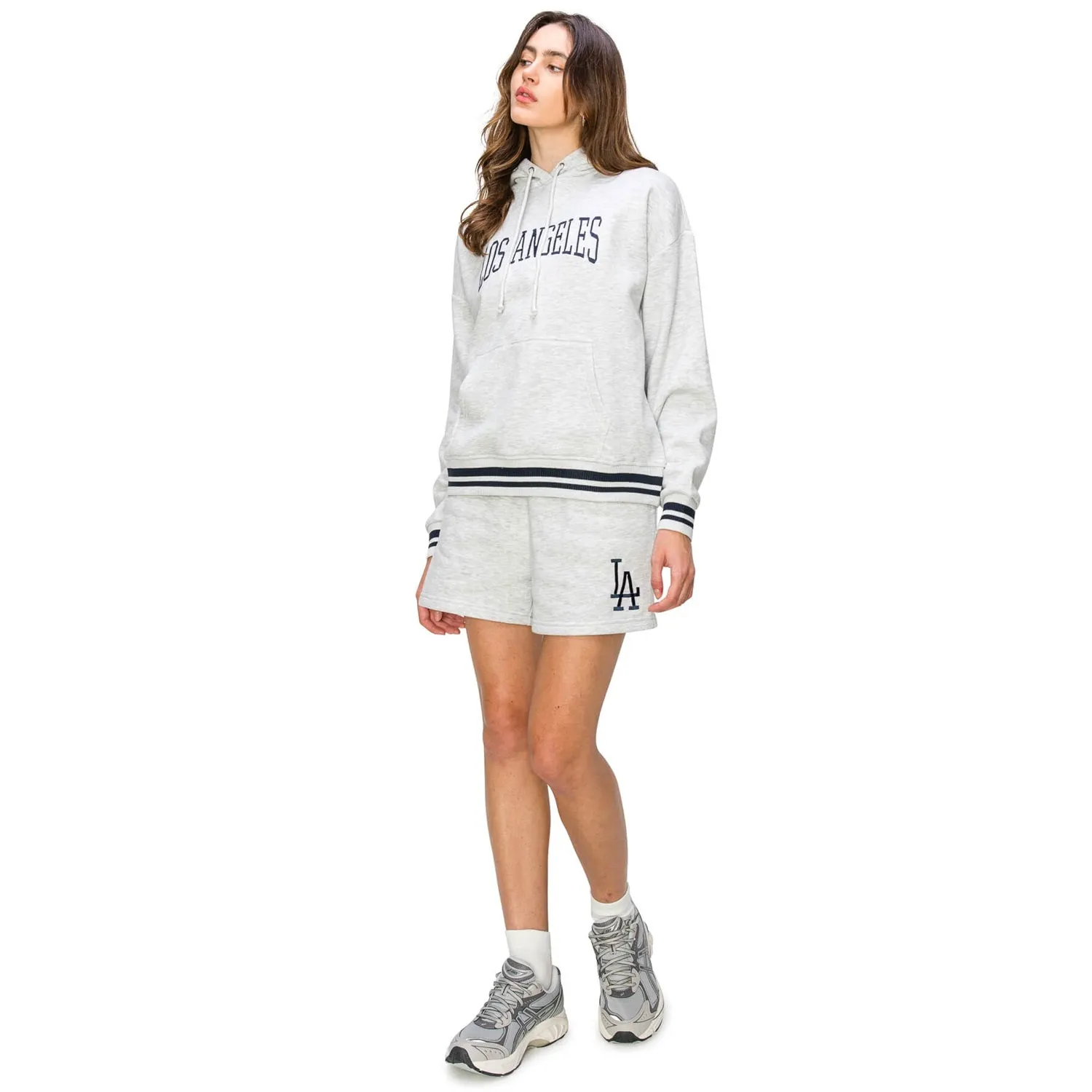 Los Angeles Hoodie Sweatshirts - Heather Grey