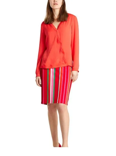 Marc Cain Collections Flowing Blouse MC 55.01 W39 Campari col 278