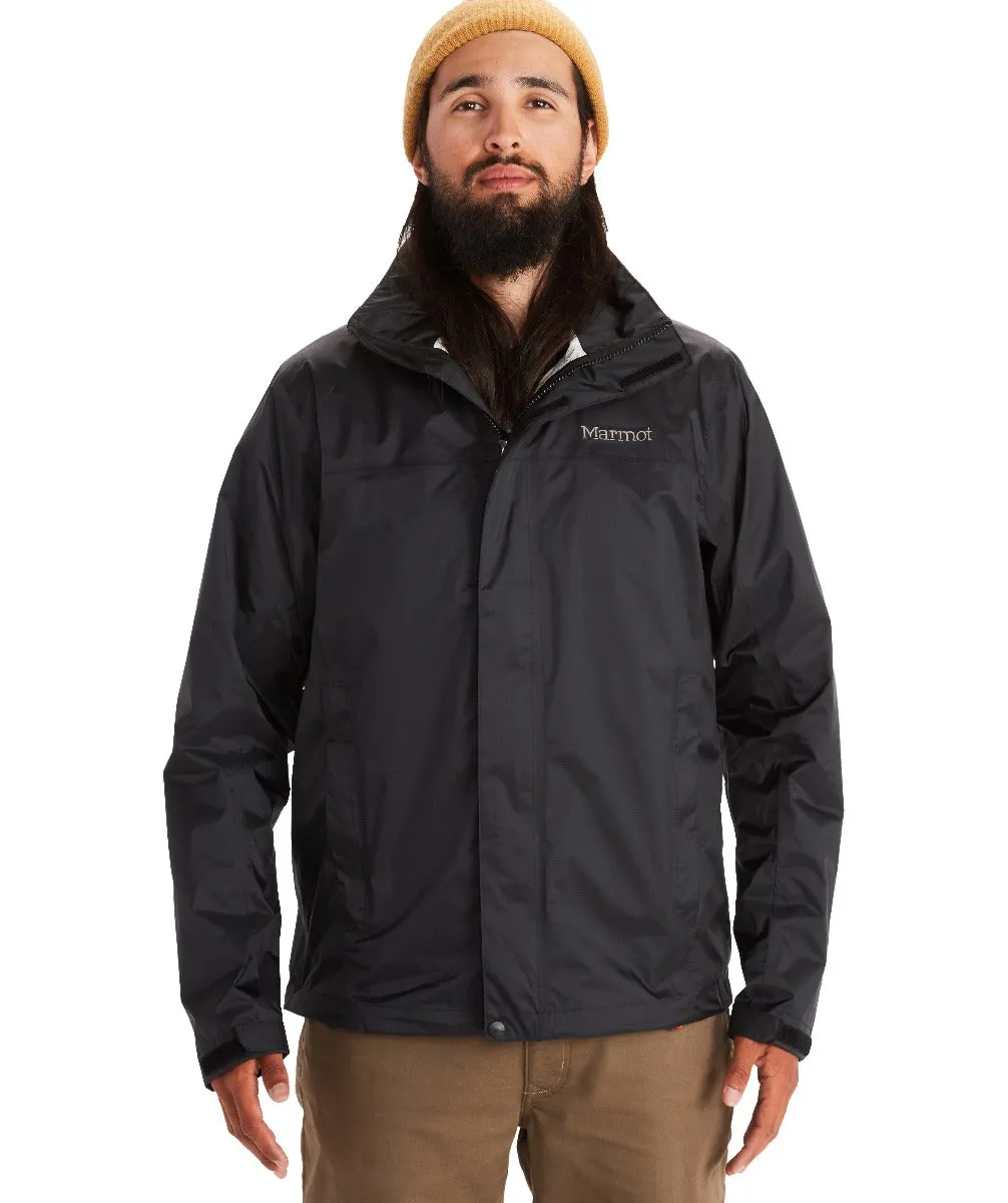 Marmot Precip Eco Shell Rain Jacket Mens Big and Tall Black 2X - 4X