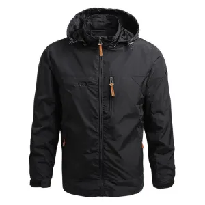 Men Outdoor Waterproof Jackets Hooded Coats
