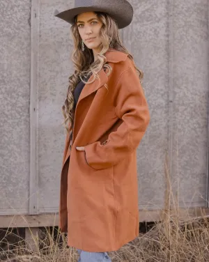 MEROKEETY Long Sleeve Lapel Collar Blazer Cardigan
