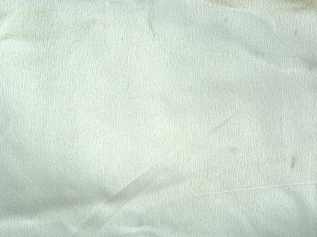 Off White Plain Moss Satin Fabric