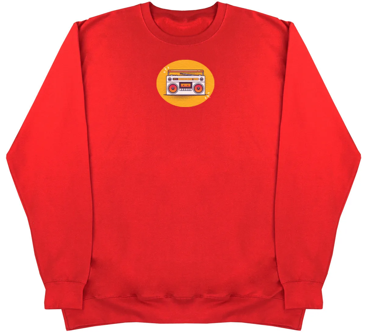 Orange Cassette - Huge Oversized Comfy Original Sweater