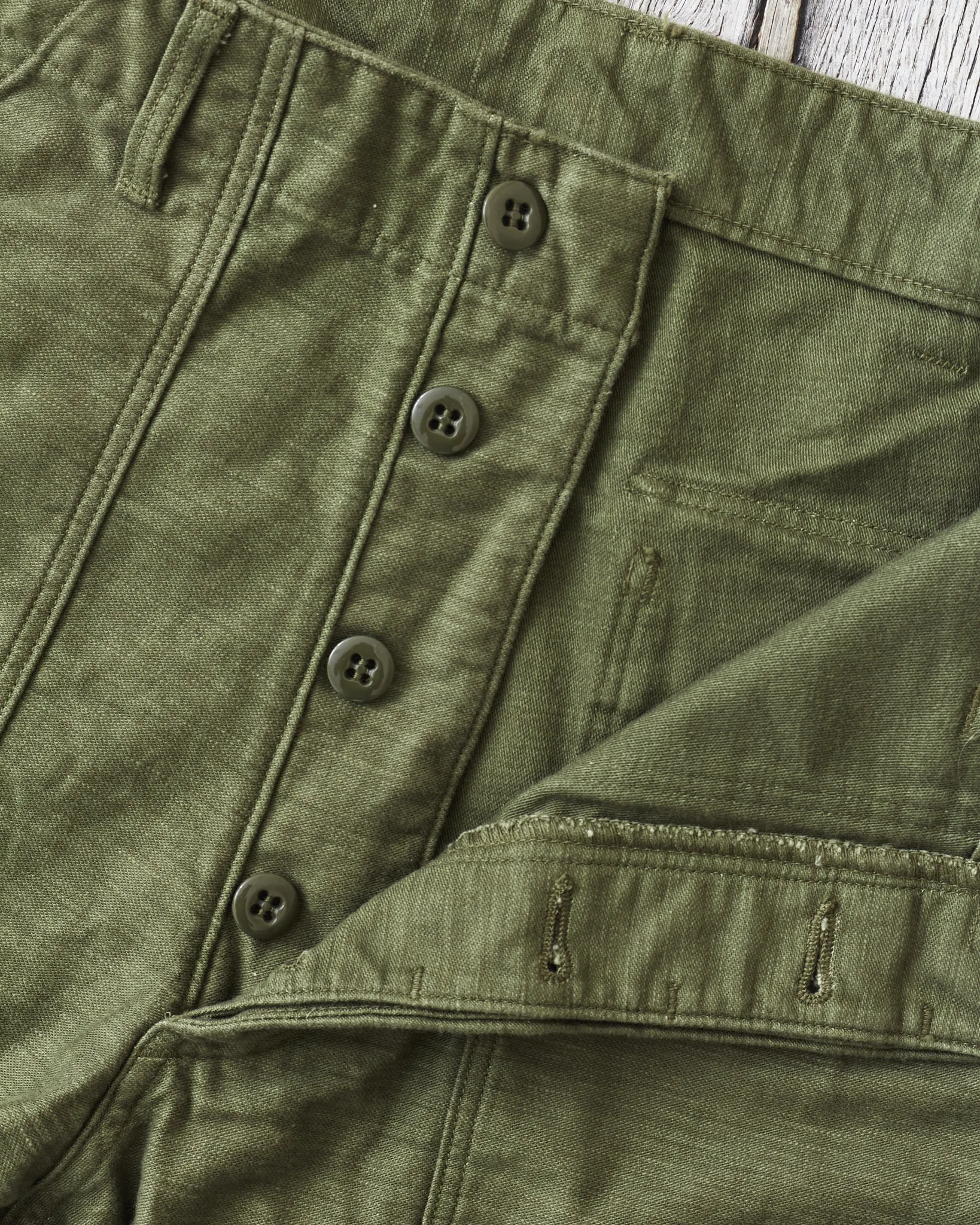 OrSlow V5002 Vintage Fit Fatigue Pants Dark Olive