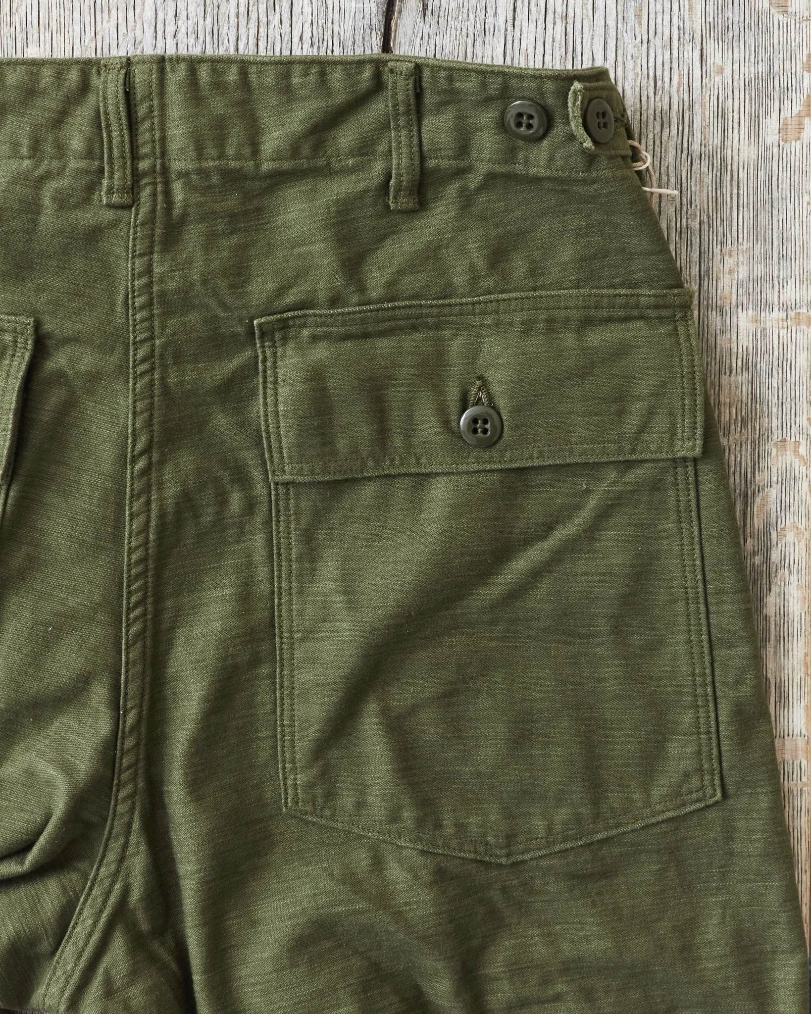 OrSlow V5002 Vintage Fit Fatigue Pants Dark Olive