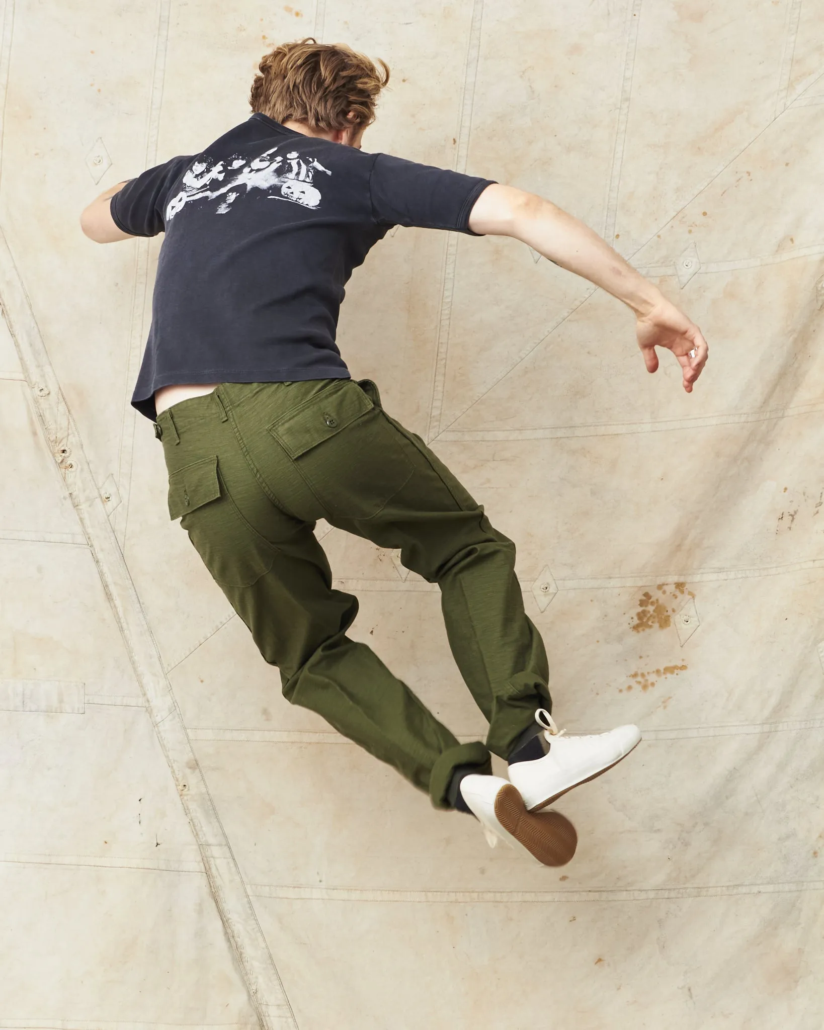 OrSlow V5002 Vintage Fit Fatigue Pants Dark Olive
