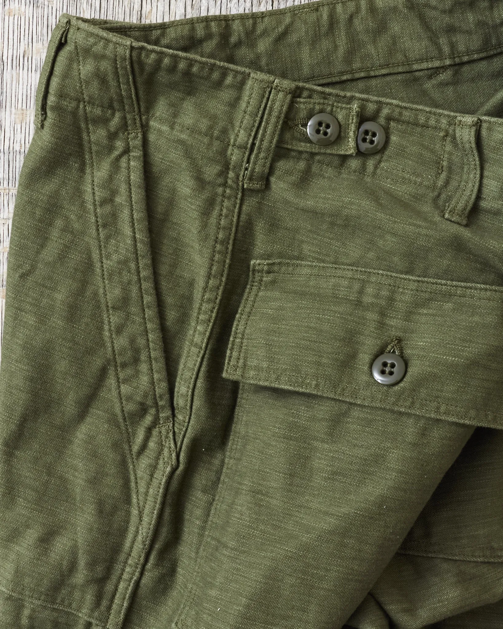 OrSlow V5002 Vintage Fit Fatigue Pants Dark Olive
