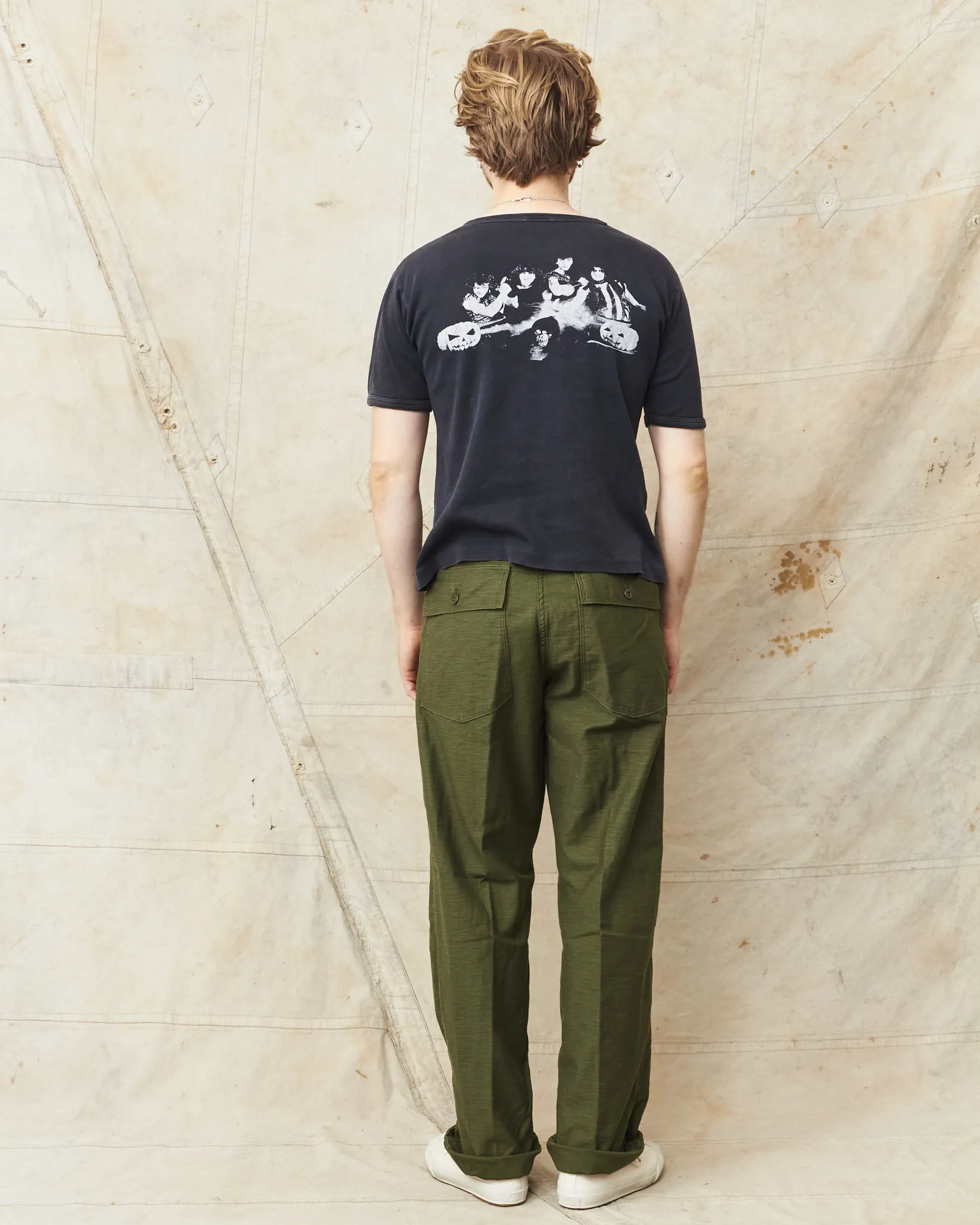 OrSlow V5002 Vintage Fit Fatigue Pants Dark Olive