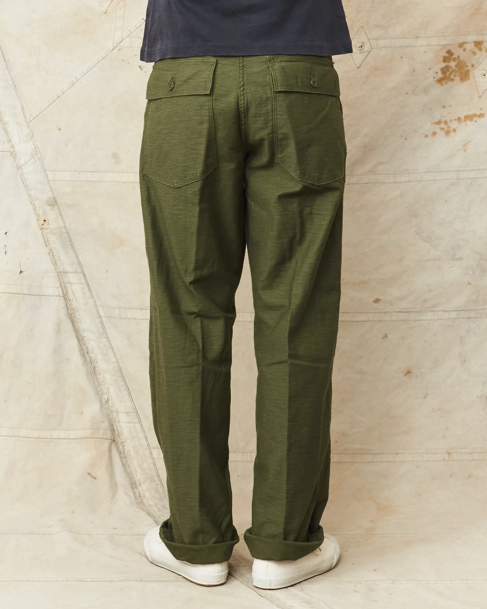 OrSlow V5002 Vintage Fit Fatigue Pants Dark Olive