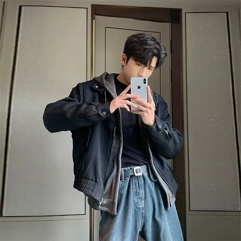 Outerwear Zippered Bomber Jacket